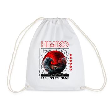 Himiko Wave Fashion Elegant - Drawstring Bag - white - Front