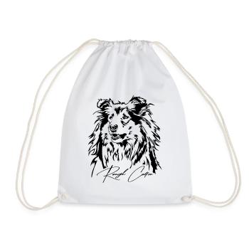 Rough Collie Dog Portrait Dog Dog Wilsigns - Sac de sport léger - blanc - Devant