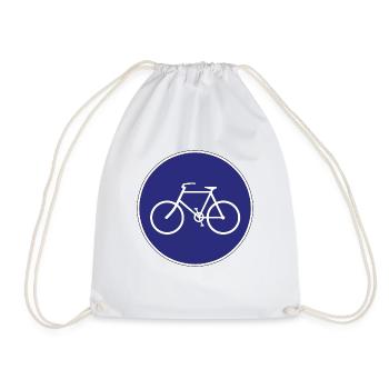 montagne vélo vélo VTT cycliste vélo - Sac de sport léger - blanc - Devant