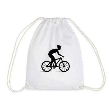montagne vélo vélo VTT cycliste vélo - Sac de sport léger - blanc - Devant