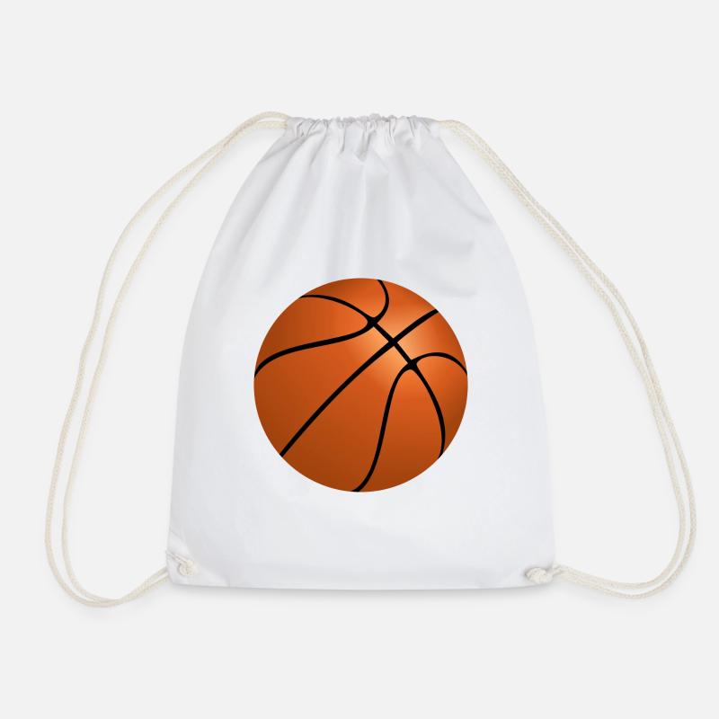 Basketball - Turnbeutel - Weiß