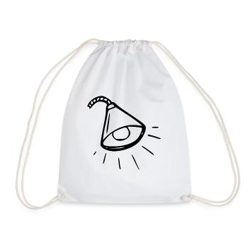 canapé canapé chaise chaise chaise table lamp lampe benc - Sac de sport léger - blanc - Devant