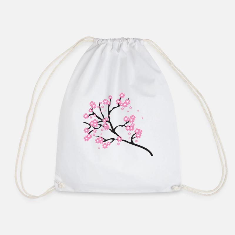 Beautiful flowers! - Drawstring Bag - white