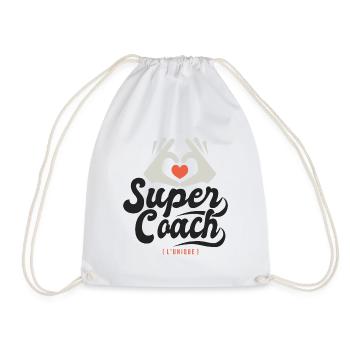 Super coach l unique cadeau coach entraineur - Sac de sport léger - blanc - Devant