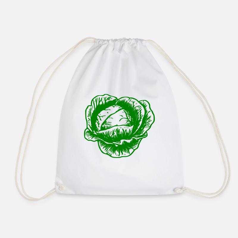 chou-fleur du chou-fleur légume Halloween - Sac de sport léger - blanc