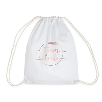 Boho Feder Cercle équipe Bride personnalisable - Sac de sport léger - blanc - Devant