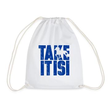Icelandic Icelanders Take it isi riding gift - Drawstring Bag - white - Front