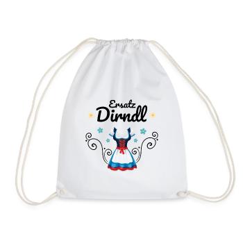 Dirndl Ersatz - Turnbeutel - Weiß - Vorne