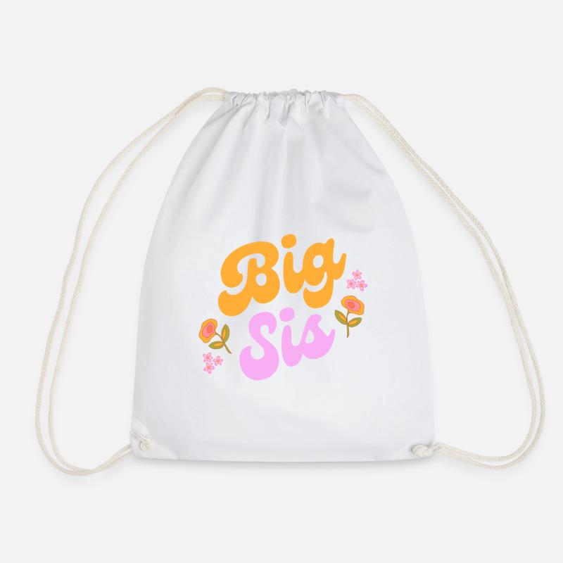 Big sis - Turnbeutel - Weiß