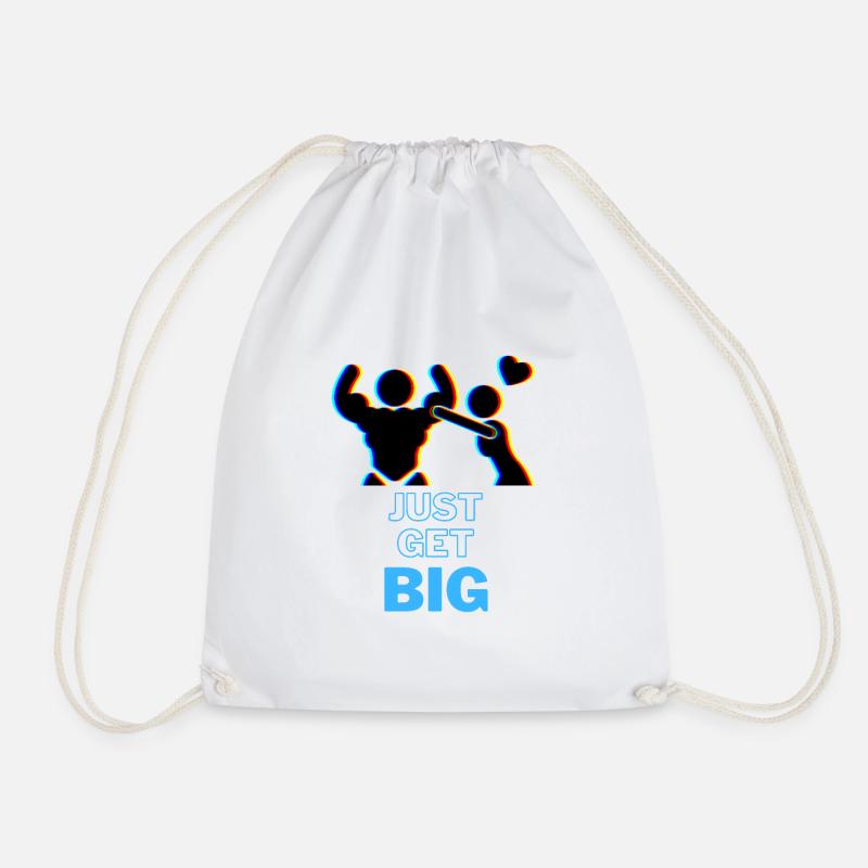 Just get big Red - Turnbeutel - Weiß
