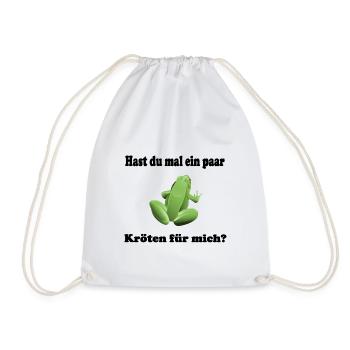 Avez-vous quelques crapauds pour moi? - Sac de sport léger - blanc - Devant