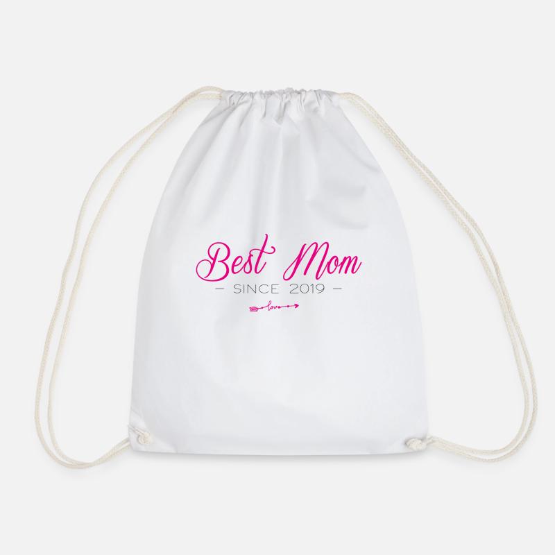 Best Mom since 2019 - Turnbeutel - Weiß