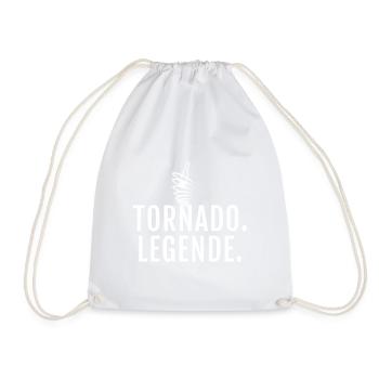 Tornado entzünden Mallorca Bier - Turnbeutel - Weiß - Vorne