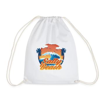 Plage Salée - Sac de sport léger - blanc - Devant