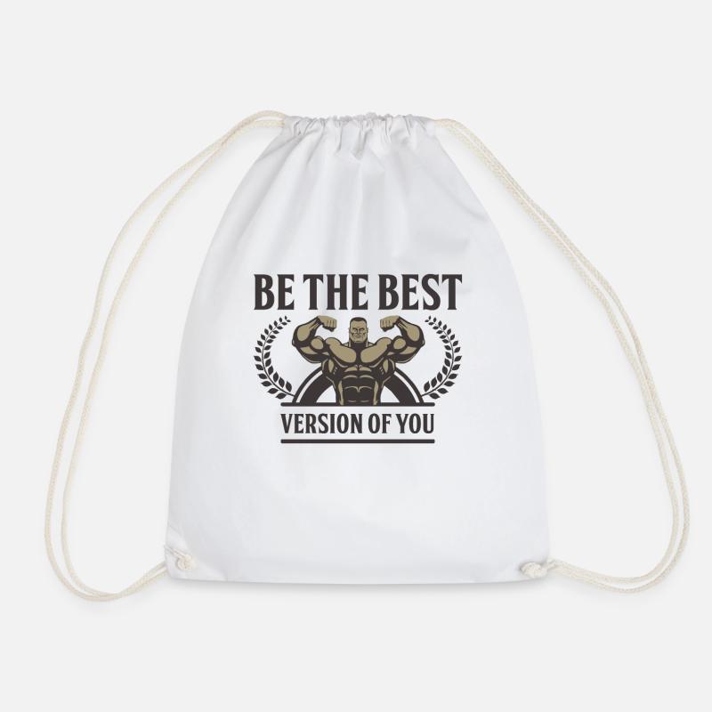 Bodybuilder Body Building Krafttraining Geschenk - Turnbeutel - Weiß