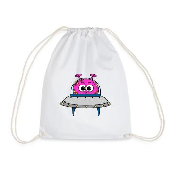 Alien - Turnbeutel - Weiß - Vorne