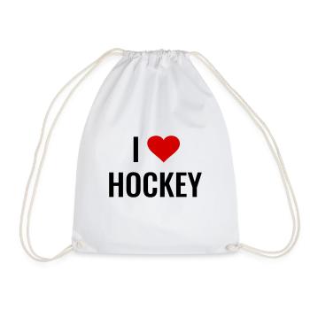 Hockey - Turnbeutel - Weiß - Vorne