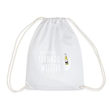 Tornado entzünden Mallorca Bier - Turnbeutel - Weiß - Vorne