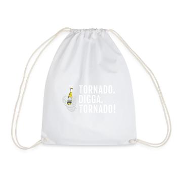 Tornado entzünden Mallorca Bier - Turnbeutel - Weiß - Vorne