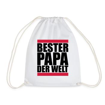 bester papa der welt - Turnbeutel - Weiß - Vorne