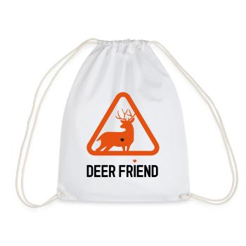 Deer friend - Turnbeutel - Weiß - Vorne