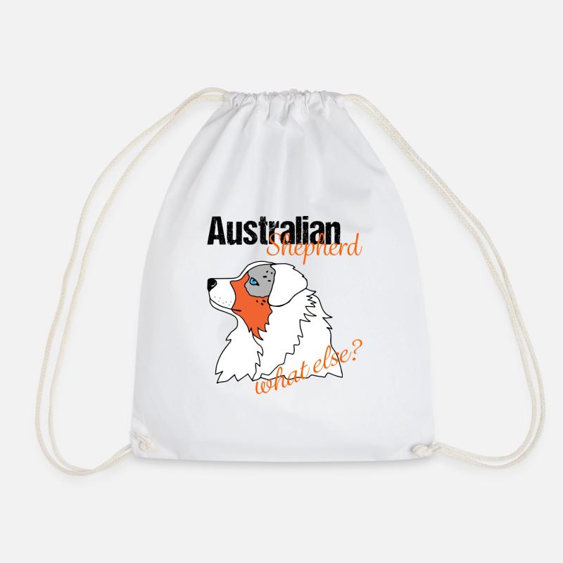 Aussie Hütehund Australian Shepherd What else? - Turnbeutel - Weiß