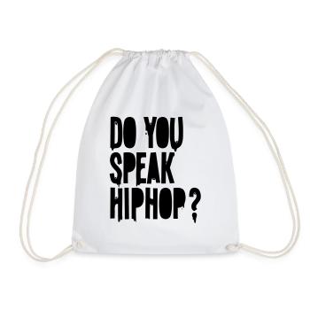 sprechen Sie hiphop - Turnbeutel - Weiß - Vorne