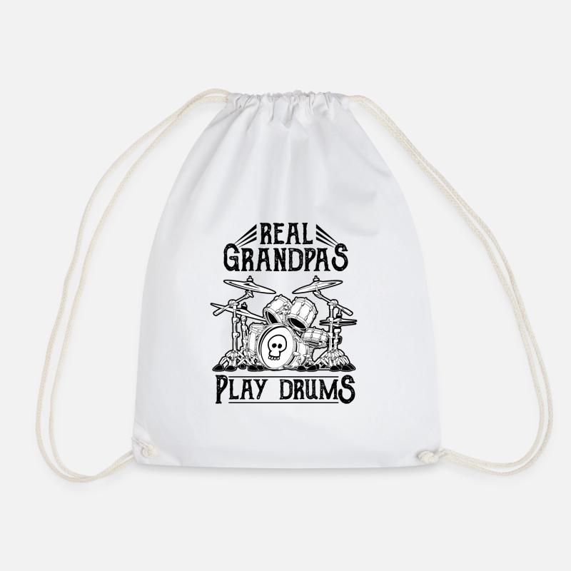 Cadeau de baguettes de batteur - Sac de sport léger - blanc