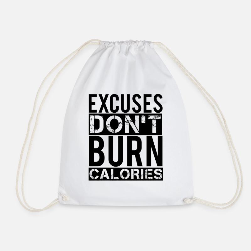 Excuses - Turnbeutel - Weiß