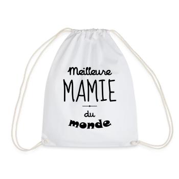 Grandma Oma Großmütter Mamy Mamie Grand-Mère - Drawstring Bag - white - Front
