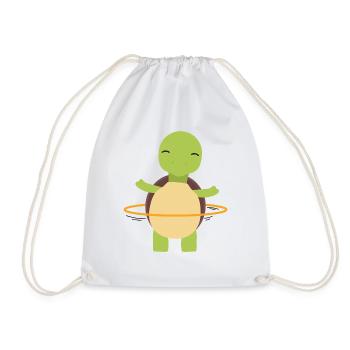 Tortue - Sac de sport léger - blanc - Devant