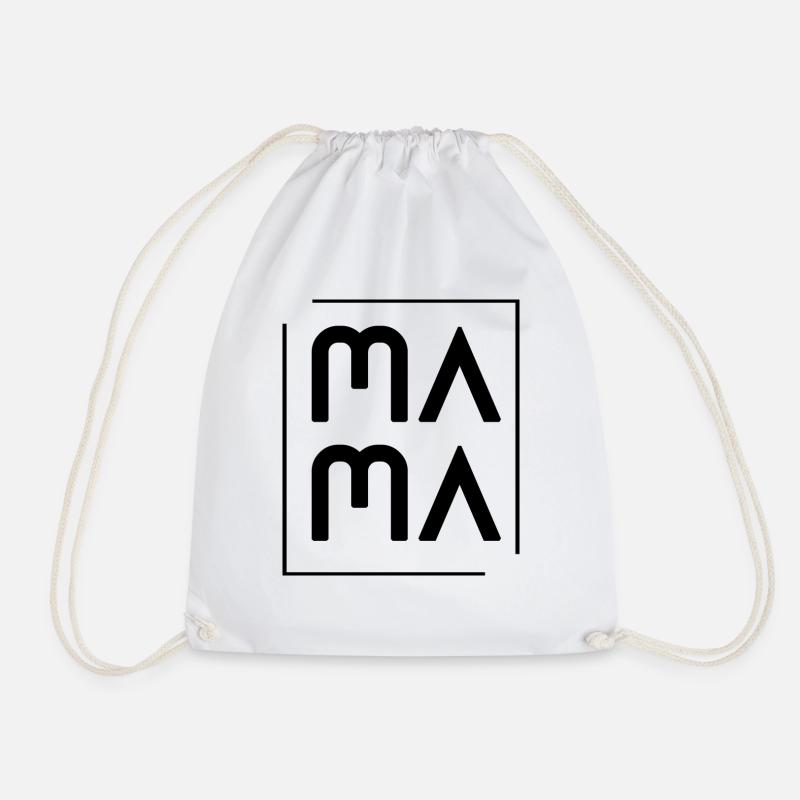 Mama - Turnbeutel - Weiß