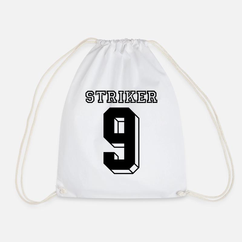 Striker Stürmer T-Shirt Pullover - Turnbeutel - Weiß