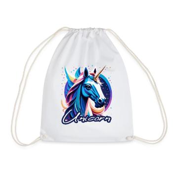 Licorne - Sac de sport léger - blanc - Devant