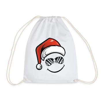 Smileface Nikolaus - Turnbeutel - Weiß - Vorne