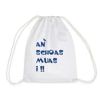 An Schoas muas i, Bayern, Spruch, Rebell - Turnbeutel - Weiß - Vorne