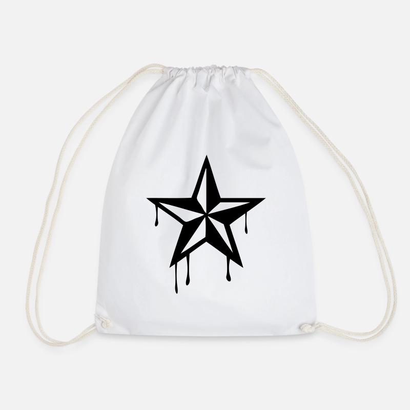 nautic_star1 - Turnbeutel - Weiß