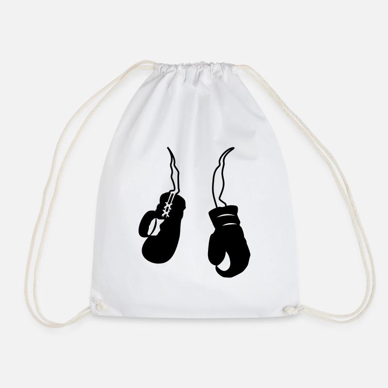 boxhandschuhe - Drawstring Bag - white