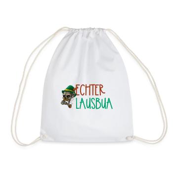 Lausbua Lausbub Lederhosen Trachten - Turnbeutel - Weiß - Vorne