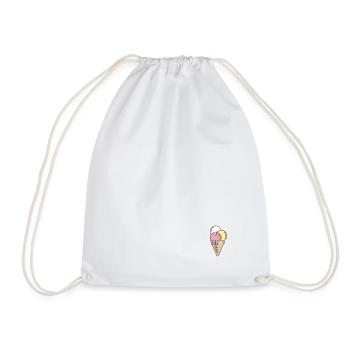 Par amour des glaces - Sac de sport léger - blanc - Devant