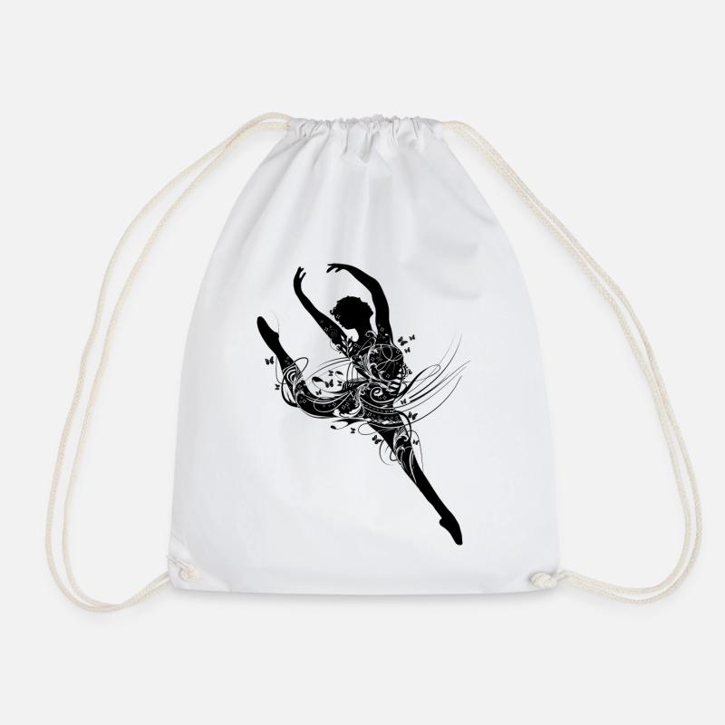 Une danseuse de ballet en robe de ballet imaginati - Sac de sport léger - blanc