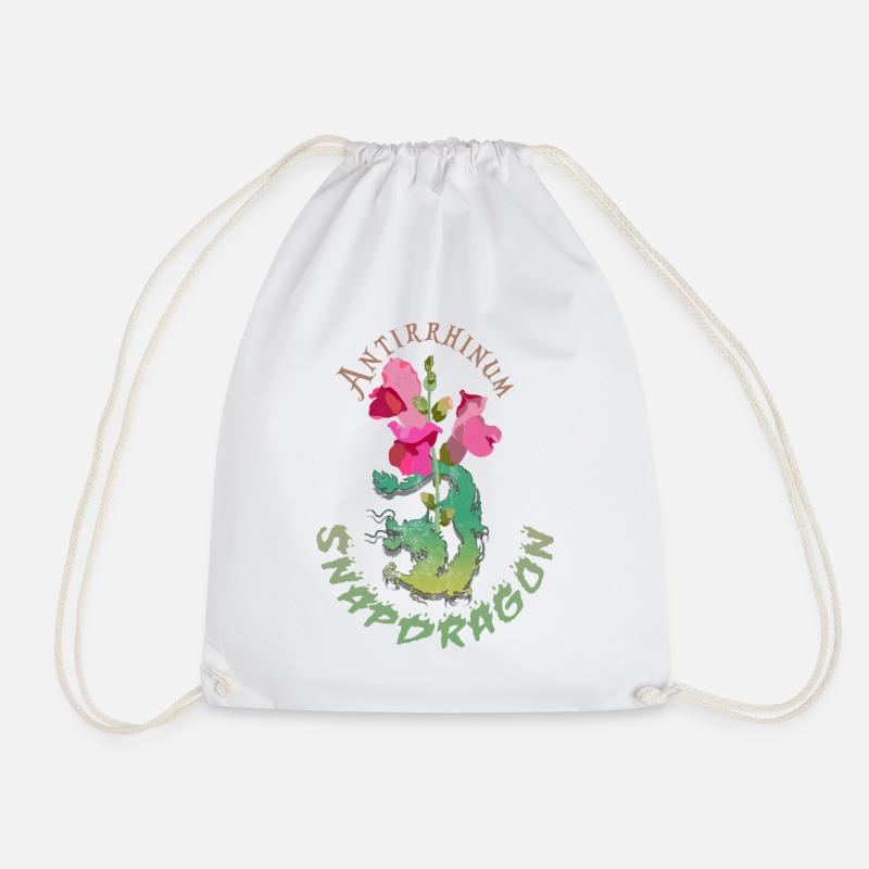 Fleurs de dragon - Sac de sport léger - blanc