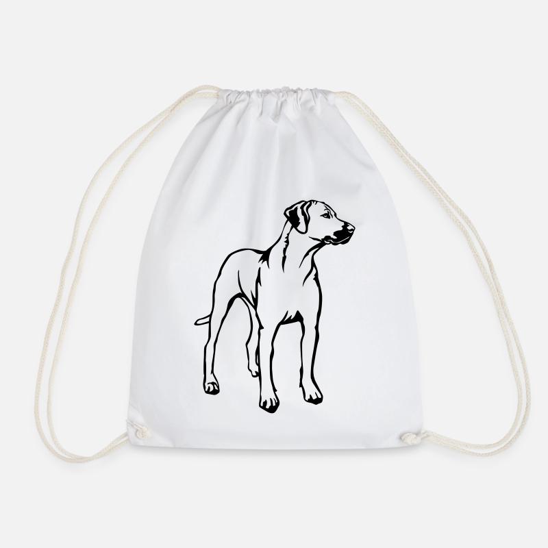 Rhodesian Ridgeback - Turnbeutel - Weiß