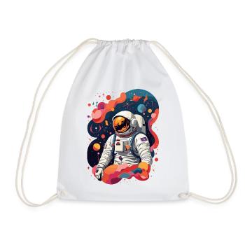 Astronaut - Turnbeutel - Weiß - Vorne