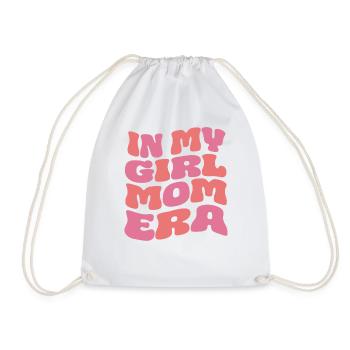 À l’époque de ma fille maman - Fille maman maman fille - Sac de sport léger - blanc - Devant