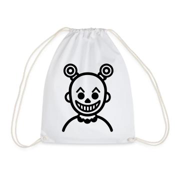 Clown Bande dessinée - Sac de sport léger - blanc - Devant