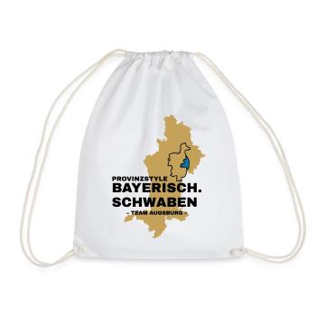 Schwaben | AUGSBURG - Turnbeutel - Weiß - Vorne