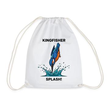 Kingfisher Splash Kingfisher River - Turnbeutel - Weiß - Vorne