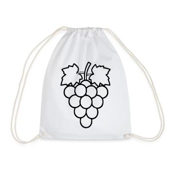 Cadeau de vin de raisins verts - Sac de sport léger - blanc - Devant