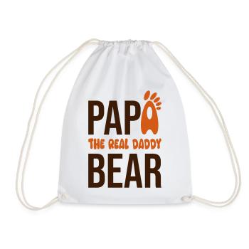 Papá Oso: El Real Daddy - Turnbeutel - Weiß - Vorne
